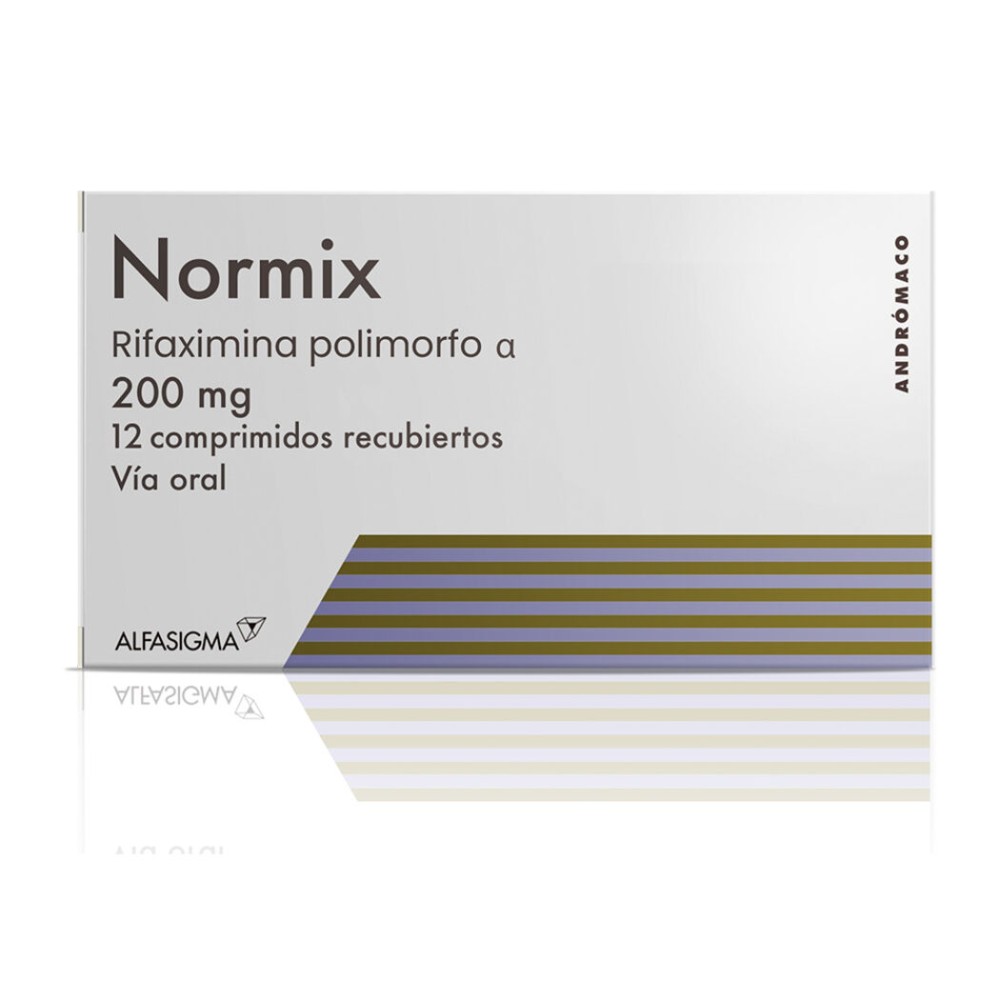 Normix Rifaximina 200mg 12 Comprimidos Recubiertos
