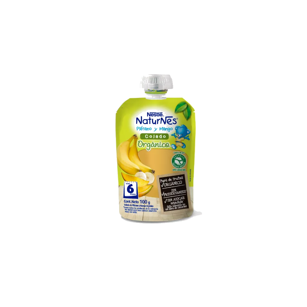 NATURNES ORGANICO PLATANO MANGO X100 GR