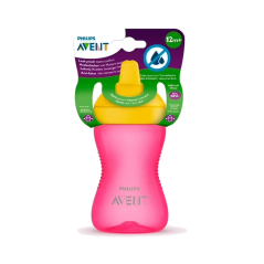 AVENT VASO ROSADO BOQUILLA DURA X 300 ML
