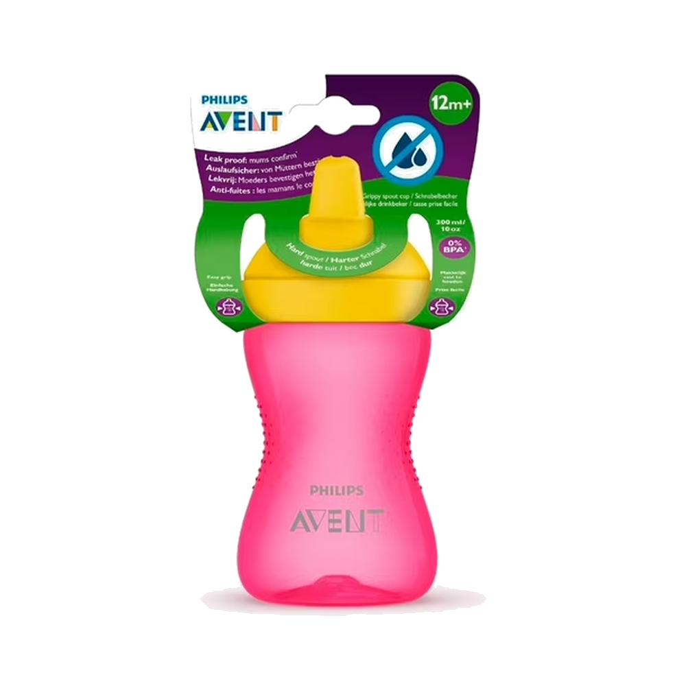 AVENT VASO ROSADO BOQUILLA DURA X 300 ML