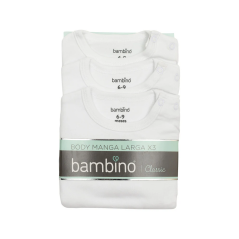 BAMBINO BODY BLANCO X 3 UND