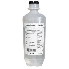 AGUA ESTERIL INY X 500 ML BRAUN (CAJ X 24 UN)