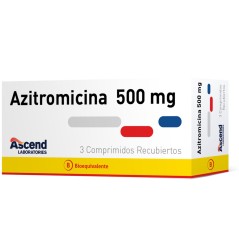 Azitromicina 500 mg Oral Sólido