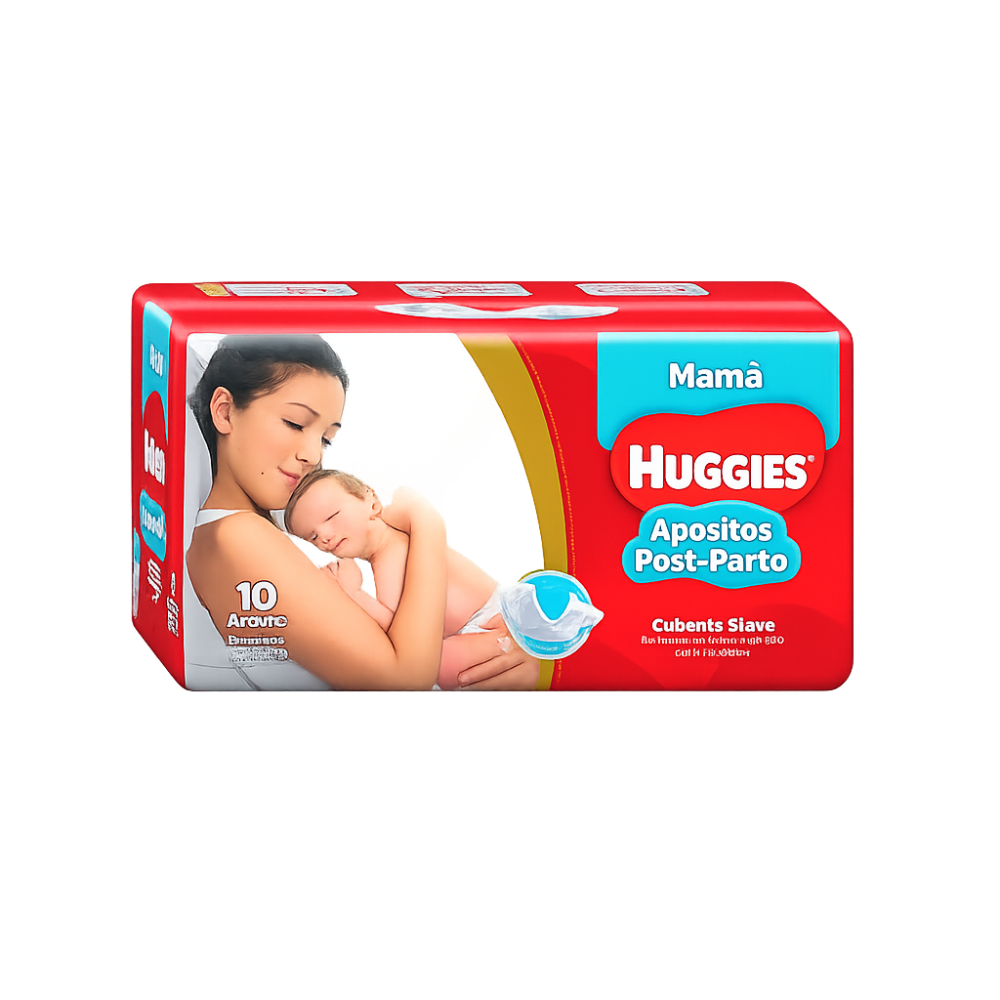 APOSITO POST PARTO HUGGIES X 10 UND