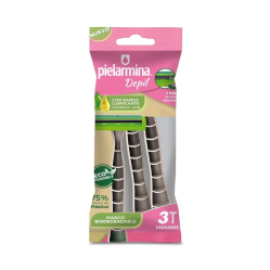 PIELARMINA RASURADORA ECO X 3 UND