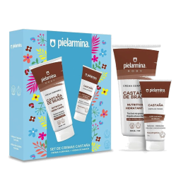 PIELARMINA SET CASTAÑA MANOS X 70 ML + CUERPO X 200 ML