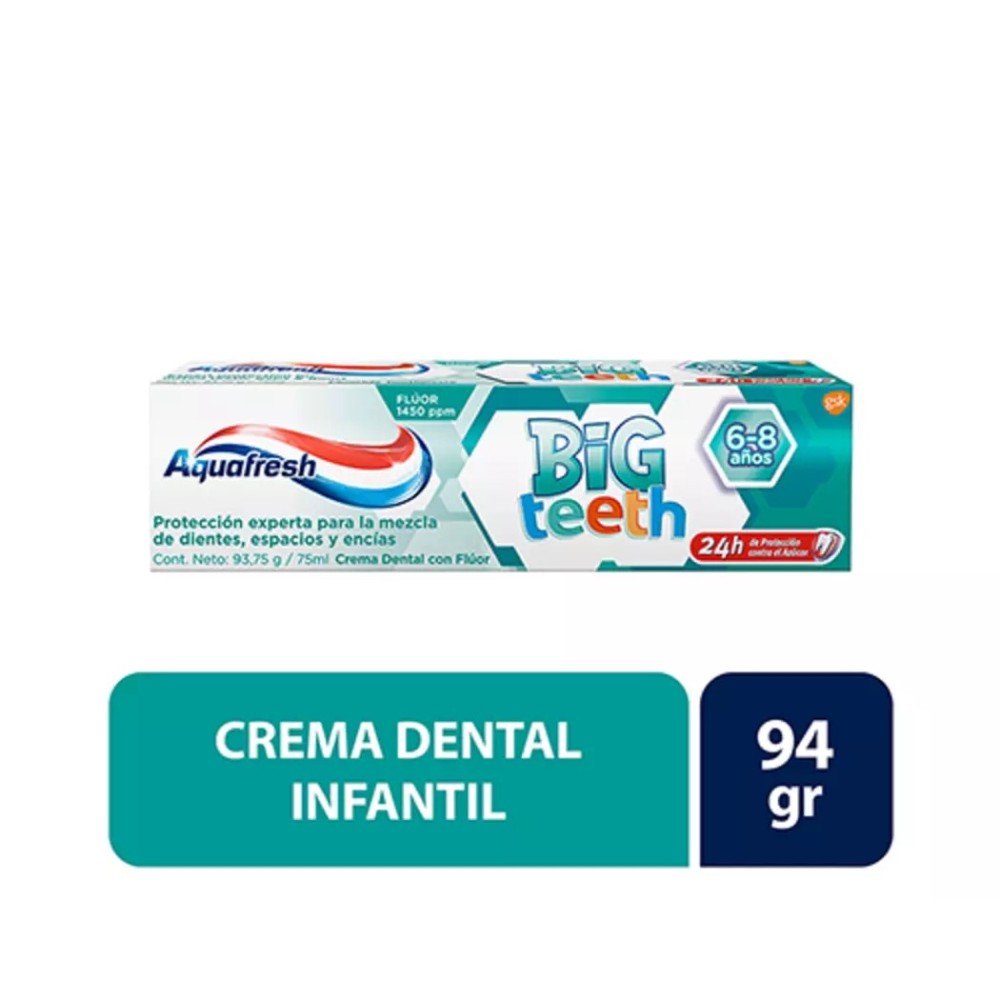 AQUAFRESH BIG TEETH ETAPA 3 CRE DEN X 75 GR