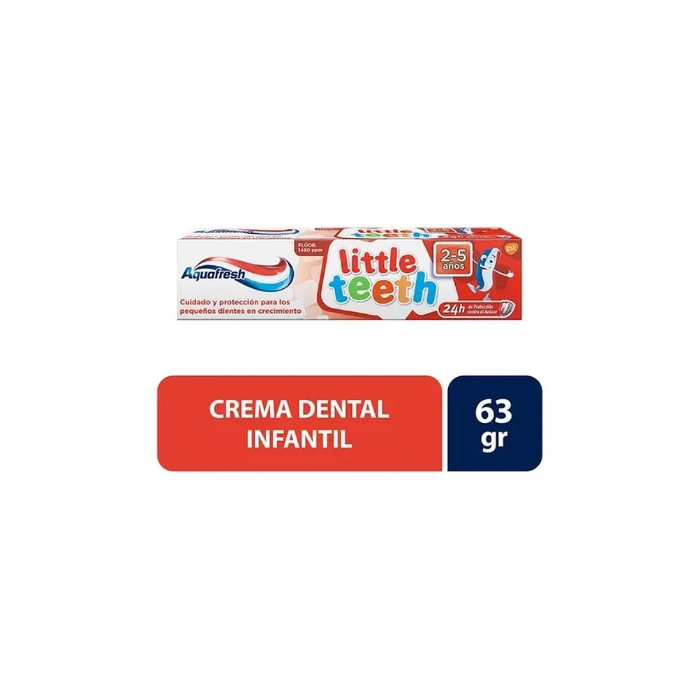 AQUAFRESH LITTLE TEETH ETAPA 2 X 63 GR