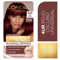 EXCELLENCE SIN AMONICO TONO 4UR ROJO OSCURO