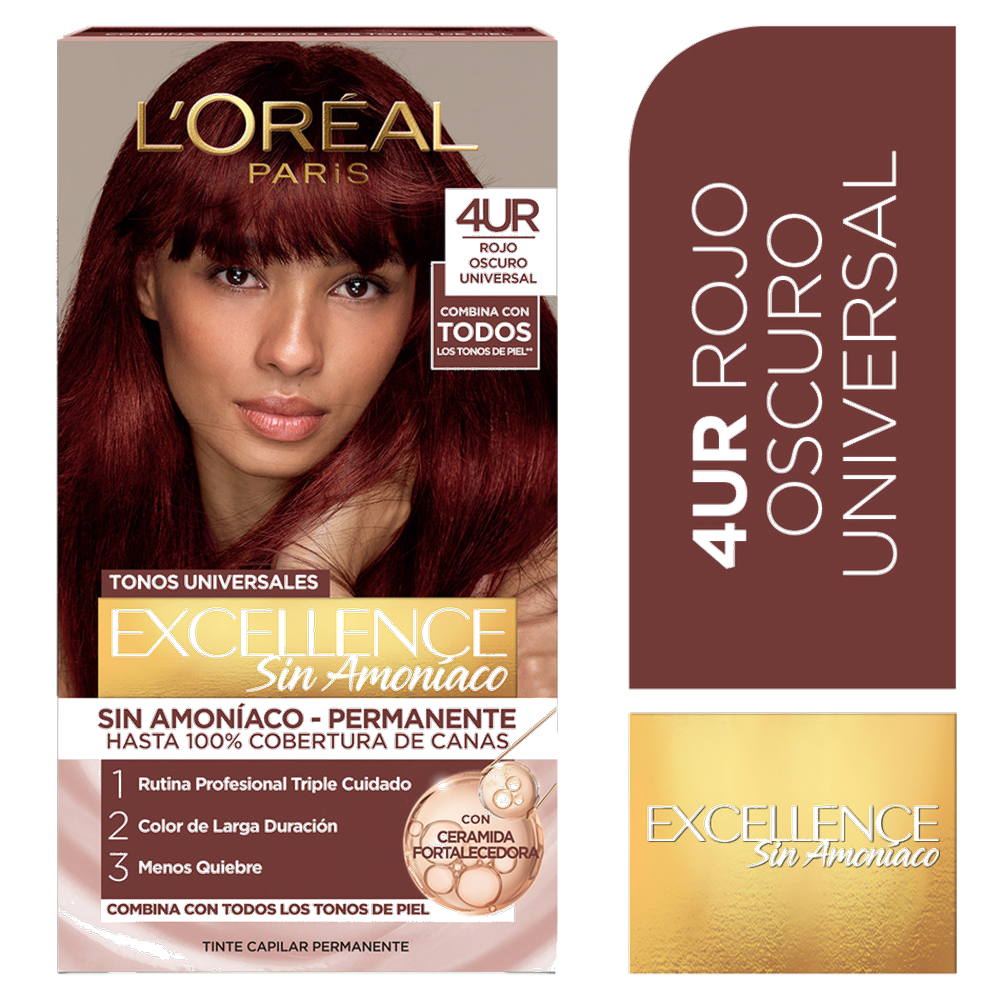 EXCELLENCE SIN AMONICO TONO 4UR ROJO OSCURO