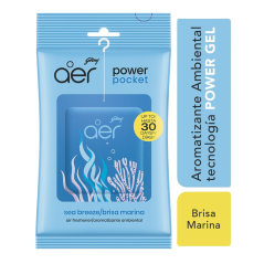 AER POWER POCKET AROMATIZANTE AMBIENTAL BRISA MARINA