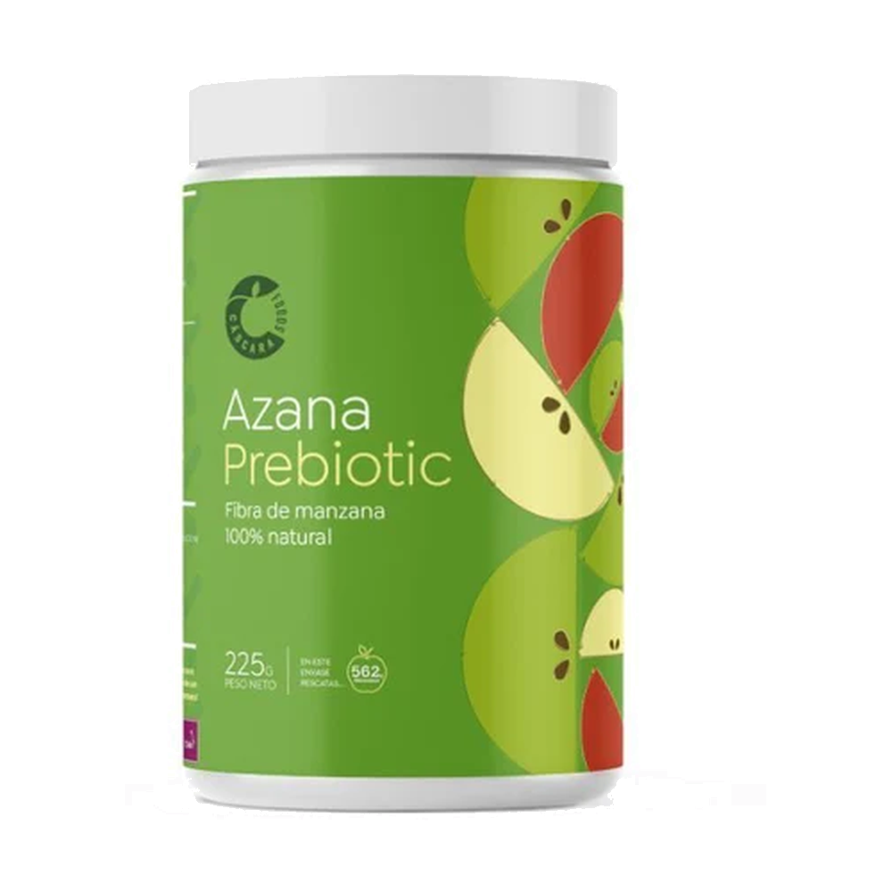 AZANA FIBRA Y PREBIOTICO MANZANA POLVO X 225 GR
