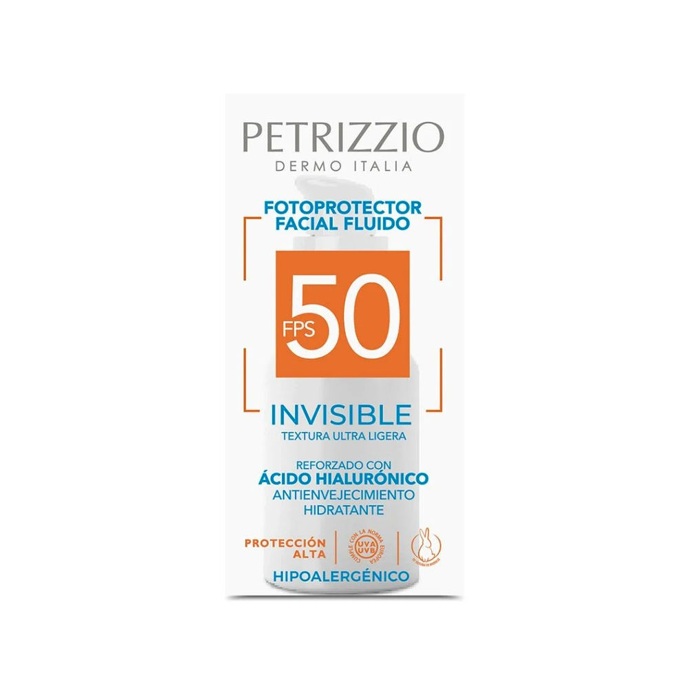 PROTECTOR SOLAR ROSTRO INVISIBLE  FPS 50 PETRIZZIO.