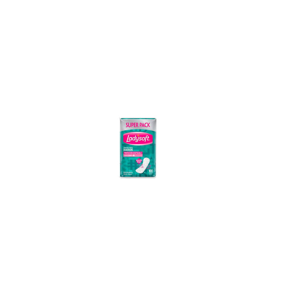 LADYSOFT CLASICO PROTECTOR DIARIO X 100 UND