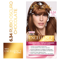 EXCELLENCE TINTE 6.34 RUBIO OSC CHOC