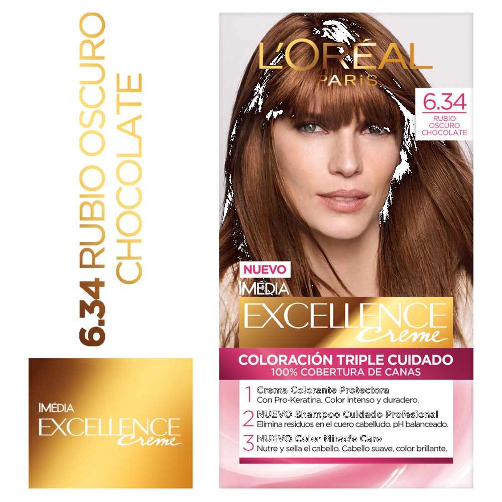 EXCELLENCE TINTE 6.34 RUBIO OSC CHOC
