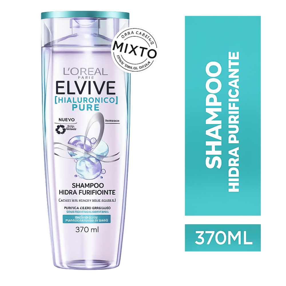 ELVIVE SHAMPOO PURE X 370 ML