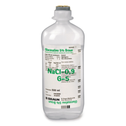 GLUCOSALINO ISOTONICO X 500 ML BRAUN (CAJ X 24 UN) (EC)