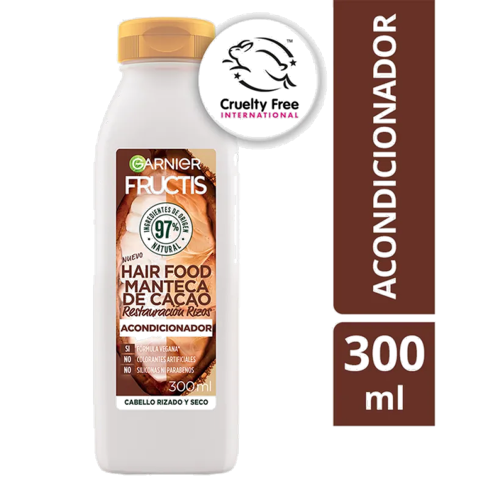 FRUCTIS ACONDICIONADOR  HAIR FOOD CACAO X 300 ML