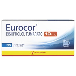 Eurocor (B) Bisoprolol 10mg 35 Comprimidos Recubiertos