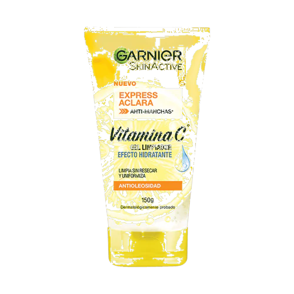 GARNIER GEL LIMPIADOR EXPRESS VITAMINA C X 150 ML