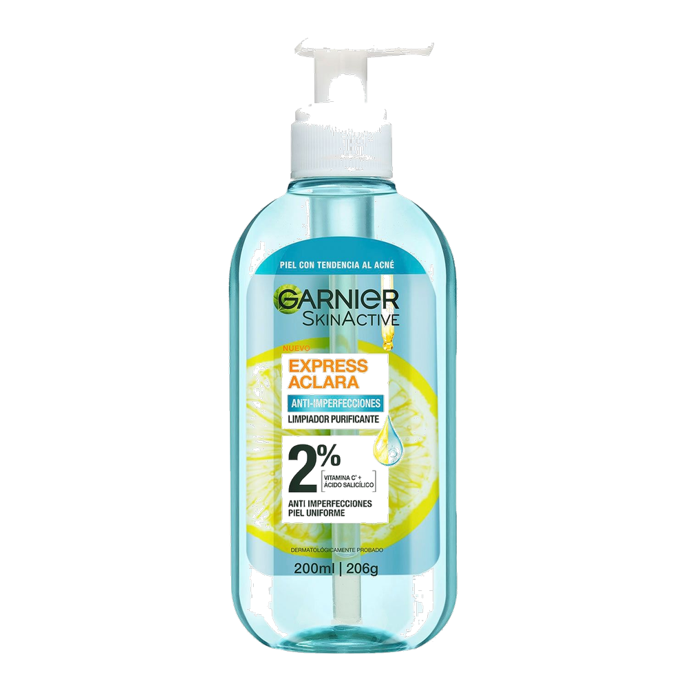 GARNIER GEL LIMPIEZA ROSTRO ANTI ACNE X 200 ML
