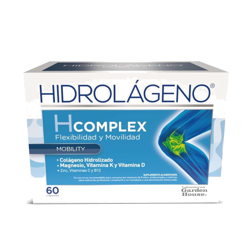 HIDROLAGENO COMPLEX 500 MG COM X 60