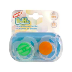 CHUPETE ENTRET ODONTOLOGICO SILICONA 3-6 M X 2