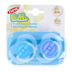 CHUPETE ENTRET ODONTOLOGICO SILICONA 6-18 M X 2 BH
