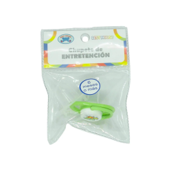 CHUPETE ENTRETENIMIENTO SILICONA C/TAPA ODONT 0 A 6 MESES BH
