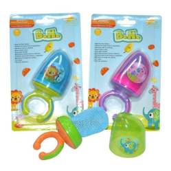 CHUPETE MALLA PARA ALIMENTOS CON TAPA BH