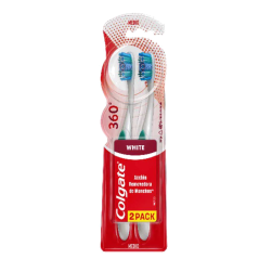 COLGATE CEP 360 LUMINOUS WHITE MEDIO X 2