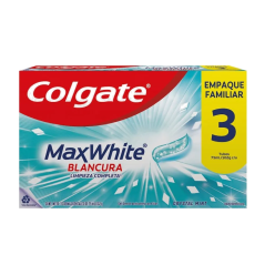 COLGATE CRE DENT MAX WHITE X 75 ML X 3 PACK
