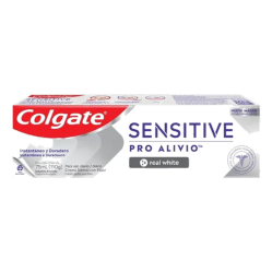 COLGATE CRE SENSITIVE PRO ALIVIO REAL WHITE X 110 GR