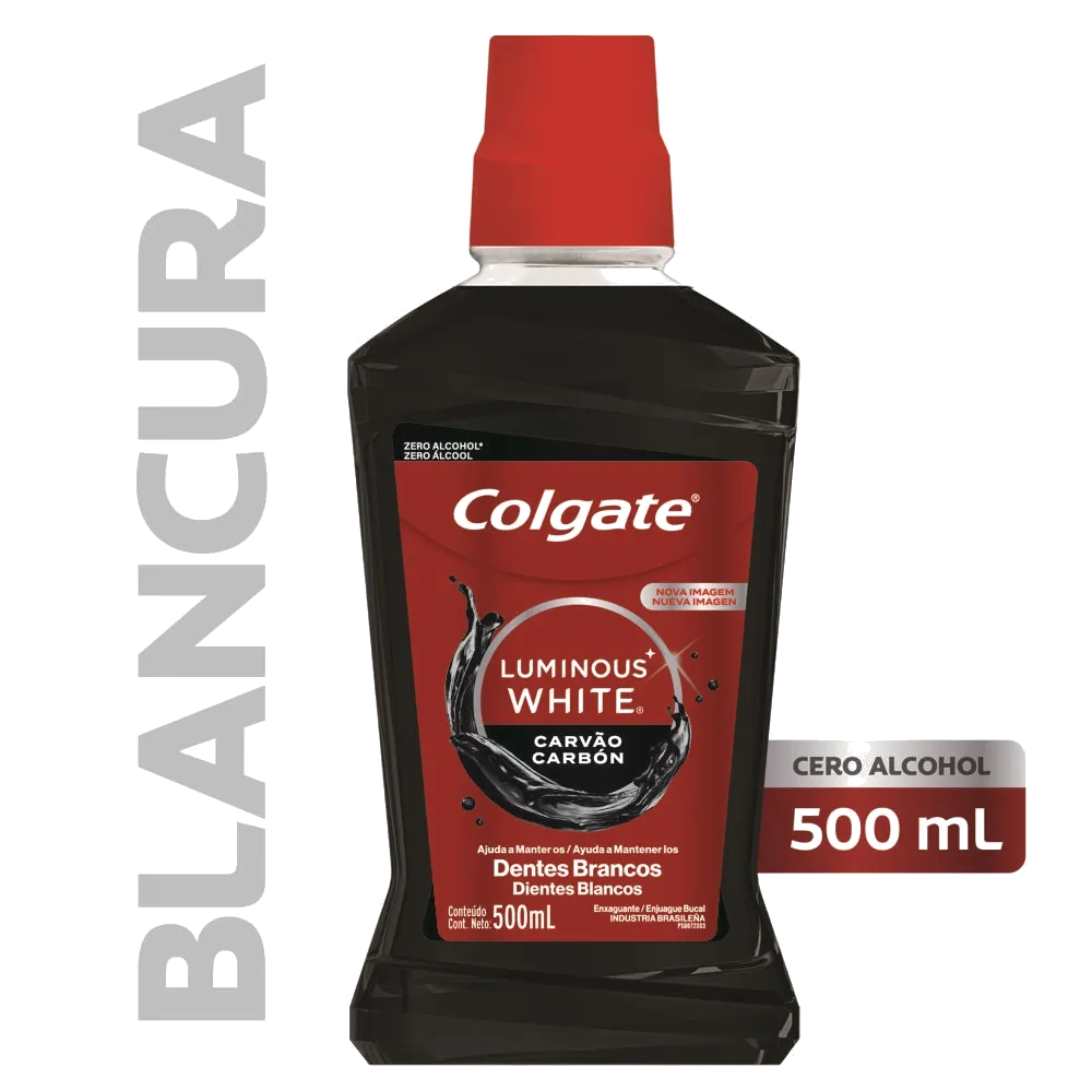 COLGATE ENJ BUCAL CHARCOAL X 500 ML