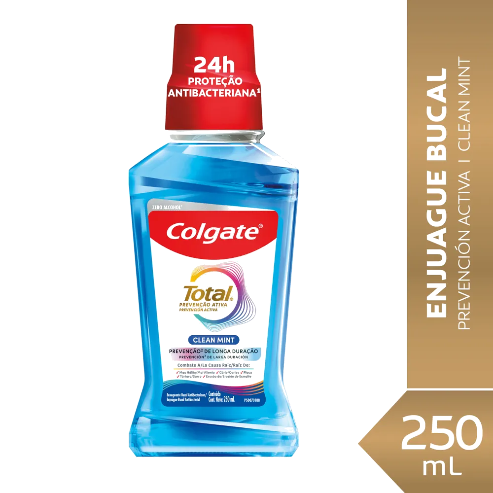 COLGATE ENJ BUCAL CLEAN MINT X 250 ML