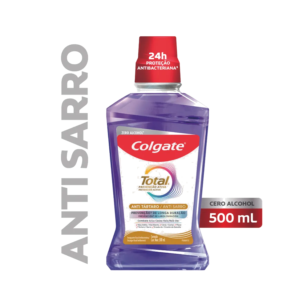 COLGATE ENJ BUCAL TOTAL ANTI TARTARO X 500 ML