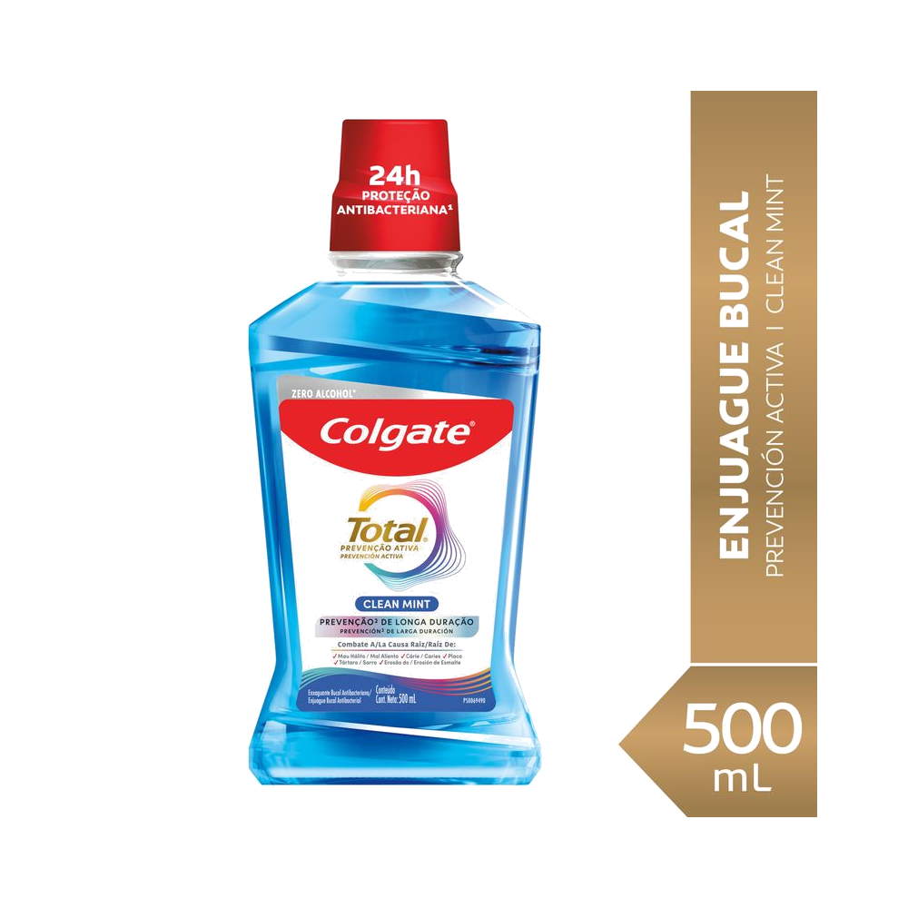 COLGATE ENJ BUCAL TOTAL12 CLEAN MINT X 500 ML