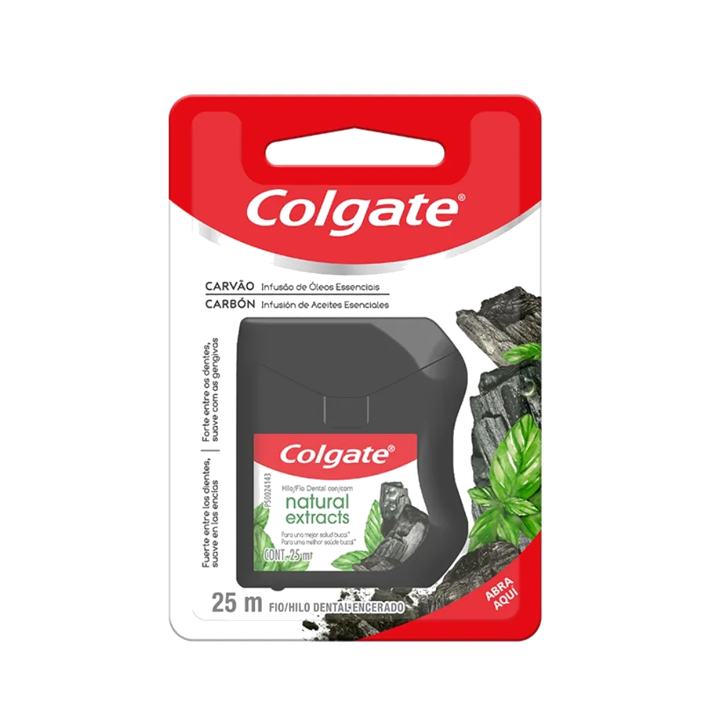 COLGATE HILO DEN EXT CHARCOAL X 25 M