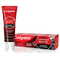 COLGATE LUMINOUS WHTE CARBON ACTIVADO X 90 GR