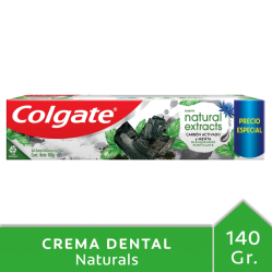 COLGATE NATURAL EXTRACTS CARBON ACTV X 140 GR