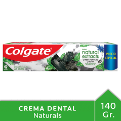 COLGATE NATURAL EXTRACTS CARBON ACTV X 140 GR