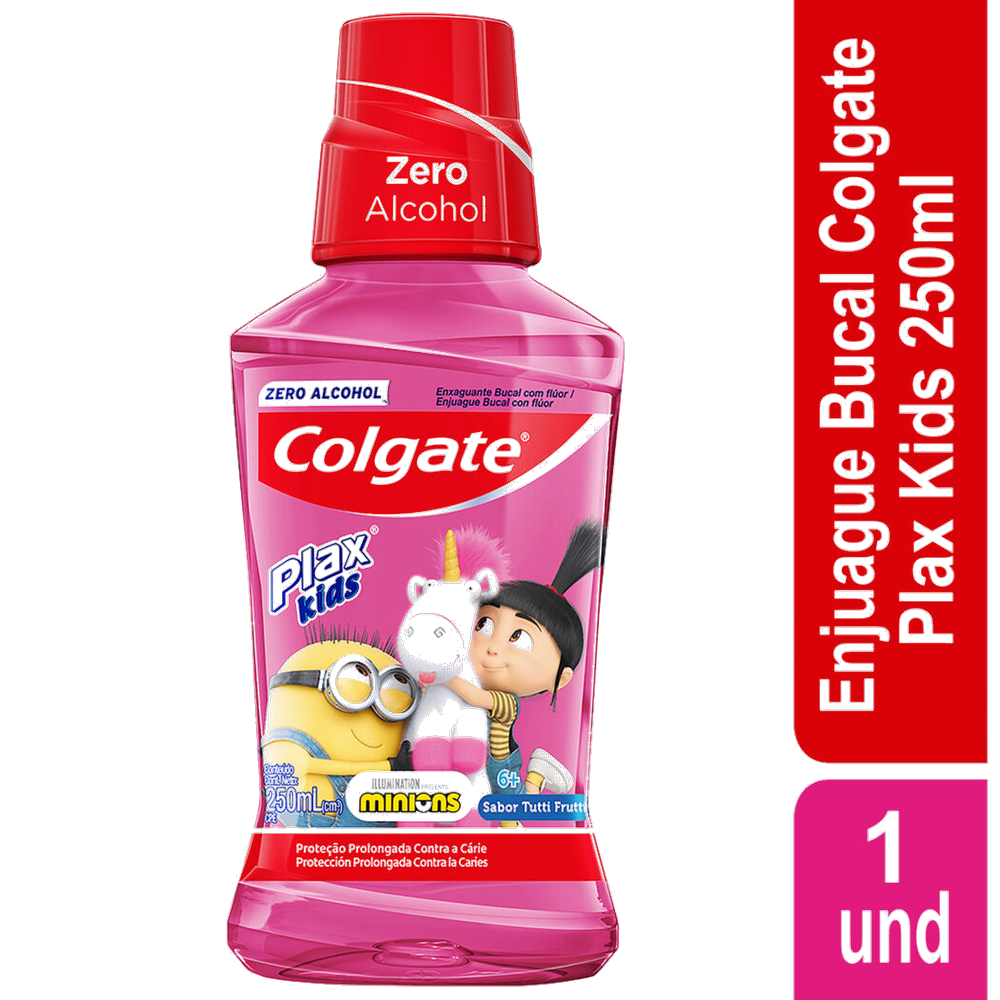 COLGATE PLAX KIDS MINIONS X 250 ML