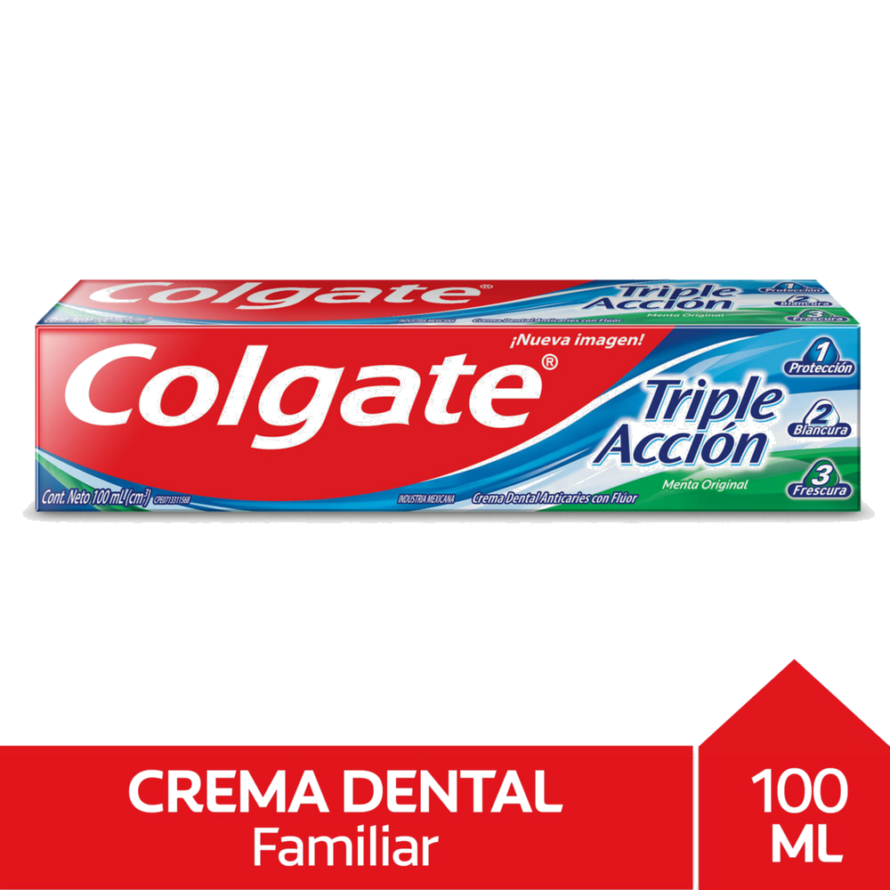 COLGATE TRIPLE ACCION CRE DEN X 100 ML