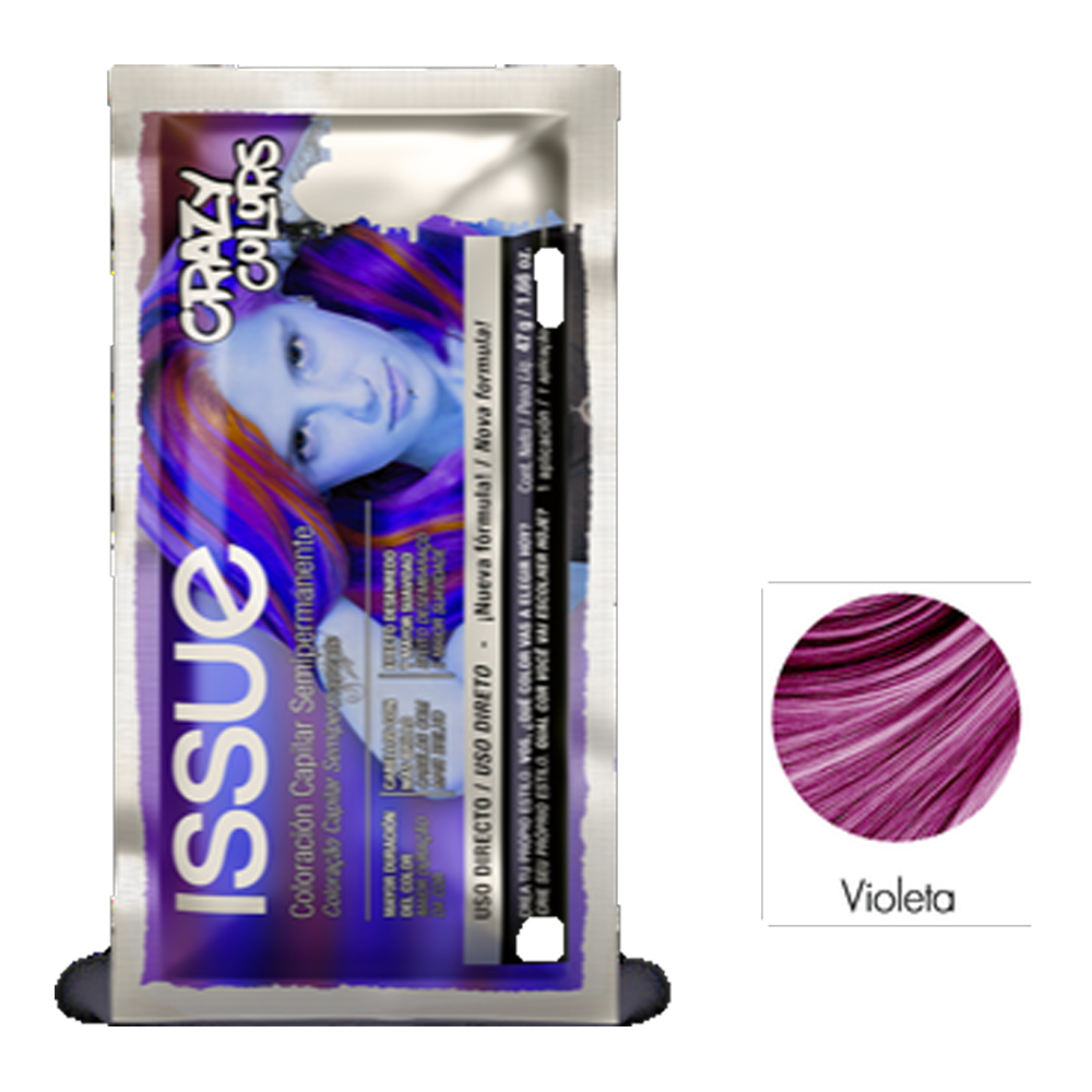 ISSUE CRAZY COLOR VIOLETA X 47 GR