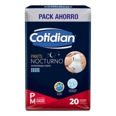 COTIDIAN PANTS NOCTURNO P-M X 20 UND