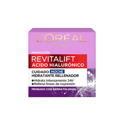 CREMA NOCHE REVITALIFT ACIDO HIALURONICO X 50 ML