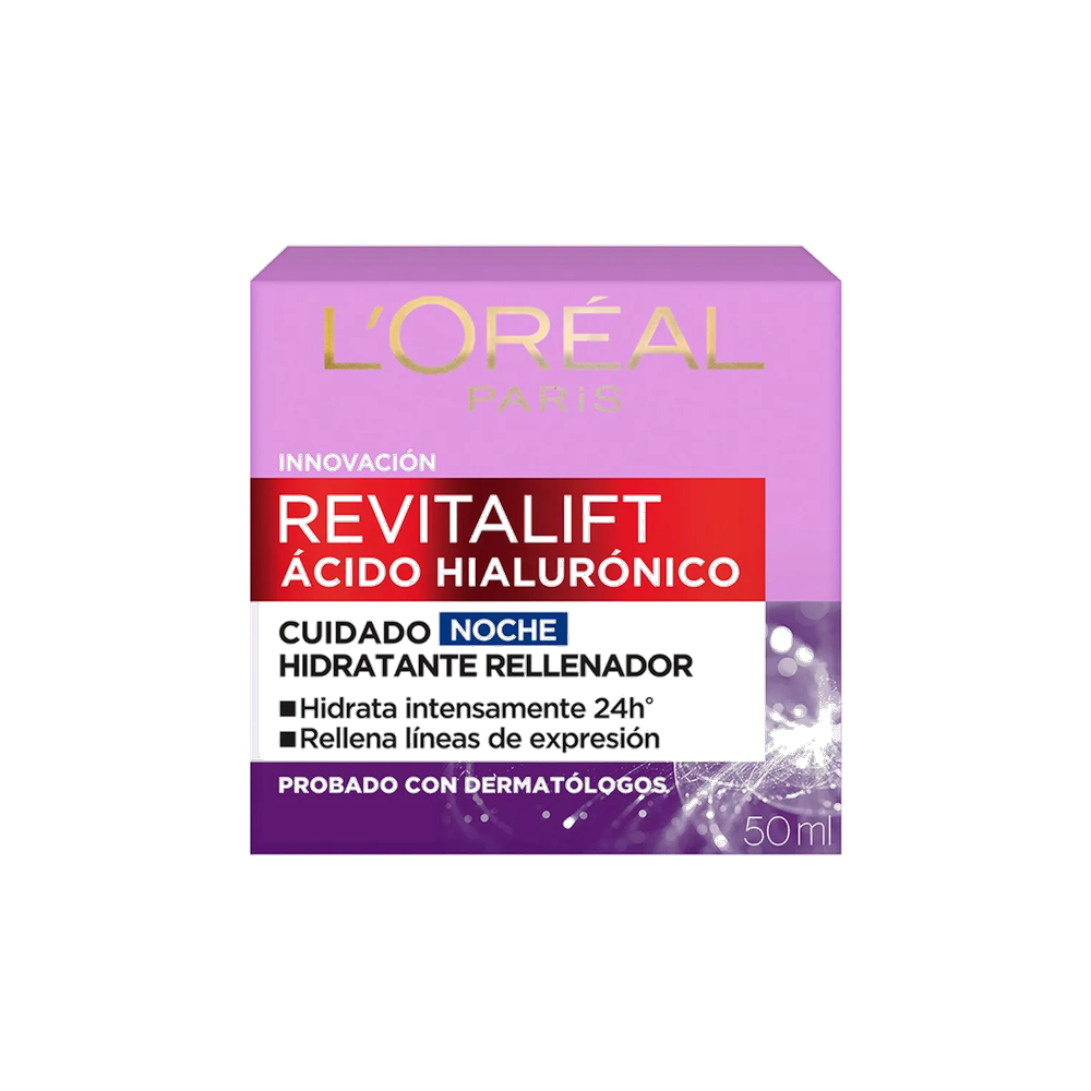 CREMA NOCHE REVITALIFT ACIDO HIALURONICO X 50 ML