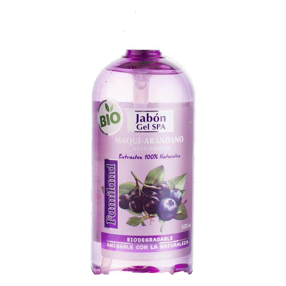 JABON MAQUI ARANDANO C/VALVULA X 500 ML FAMILAND