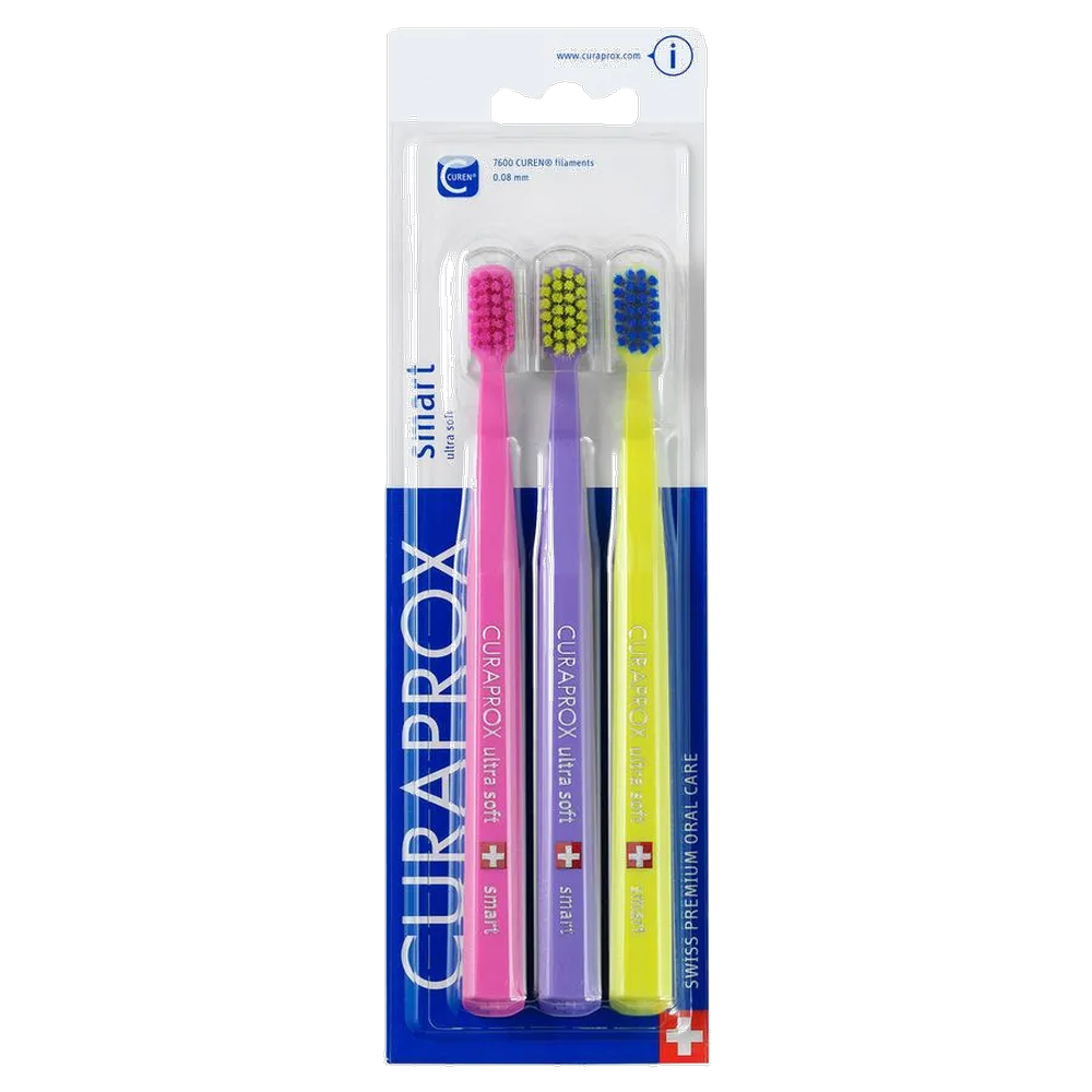 CURAPROX CEPILLO DENTAL 7600 SMART PACK X 3